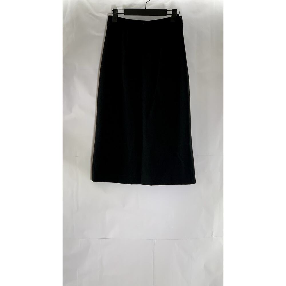 Unbranded Women's Black Solid Wool Straight Knee … - image 2